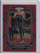 2023 WNBA Prizm #34 Kiah Stokes Red Prizm 152/199