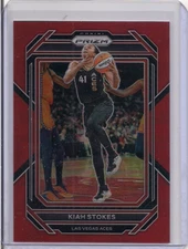 2023 WNBA Prizm #34 Kiah Stokes Red Prizm 152/199