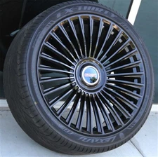 SET(4) 22X10 6X139.7 FLOW FORGED WHEEL/TIRE PKG GMC SIERRA SUBUBAN YUKON 1500 ..