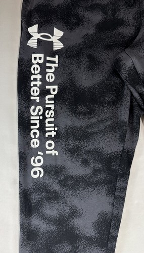 NWT Under Armour Men's UA Rival Black Terry Novelty Joggers XL Pants 1377593-001 - Picture 6 of 8