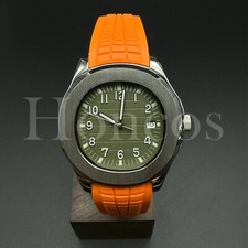Custom Made PP Style Watch NH35 Automatic Movement Aquanaut 5167A Green Dial ORG