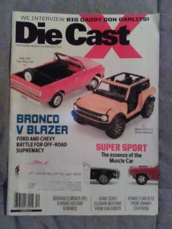 Die Cast  Model Car  Magazine - LAST of old format/FIRST of new format - plus 4