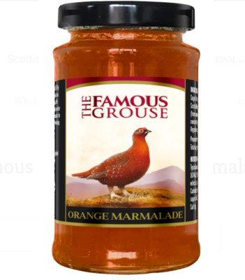 MacKays, Set of 2 Jars, The Famous Grouse Whisky Orange Marmalade, 8.3 Oz Each