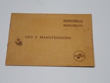 INNOCENTI LAMBRETTA 125 C - 125 LC LIBRETTO USO E MANUTENZIONE 1951