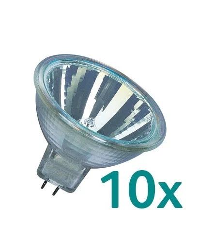 10x Osram Halogen-Reflektor 20W Decostar 51S GU5.3-Sockel Dimmbar 44860 WFL