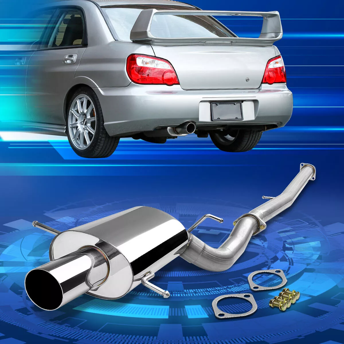 2002 subaru impreza 2.5 clearance rs exhaust systems