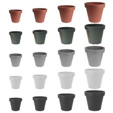 Plastic Flower Plant Garden Indoor Outdoor Herb Planter Pots Sizes and Colours