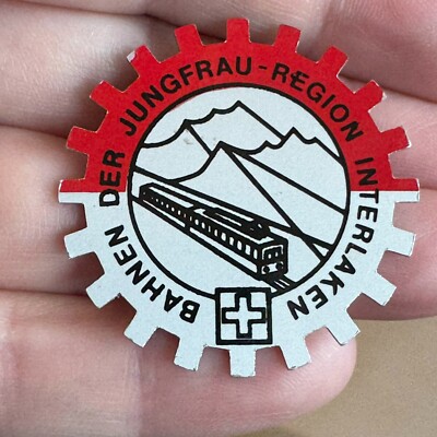Bahnen Der Jungfrau Region Interlaken Train Swiss Railway Pin Switzerland