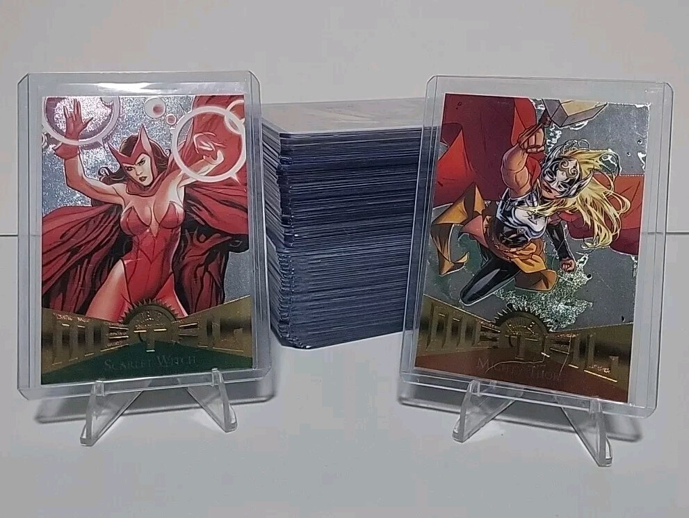 2024 Marvel Metal Universe Avengers - Retro Insert - Complete 50 Card Set 🔥