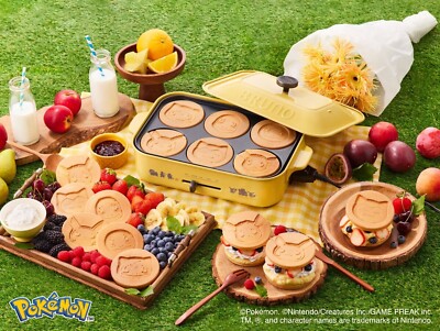 ポケモン Compact Hot Plate BRUNO　中古品 BRUNO Pokémon Compact Hot Plate BOE118-YE AC100V w/Takoyaki Plate
