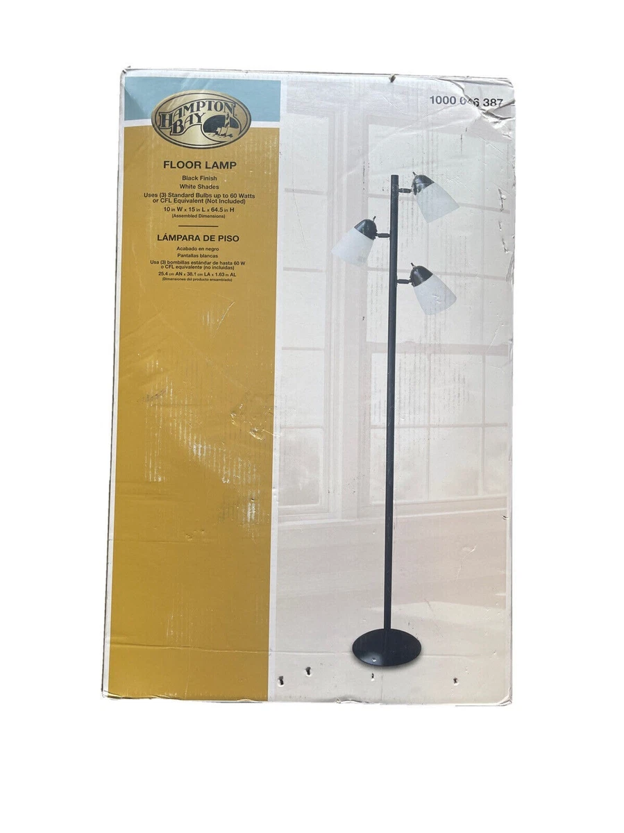Hampton bay floor lamp replacement plastic shade deals