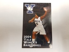 Yale University Bulldogs 2004/05 Womens Basketball Pocket Schedule - NH Register