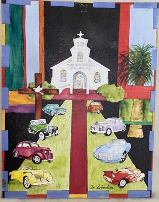 Oil-ORIGINAL- DRIVEN BY FAITH-SIGNED-Fr. Sebastian Myladiyil/Mississippi FS