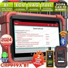 LAUNCH CRP919X BT PRO Elite Car Bidirectional Diagnostic Scanner Tool K Coding