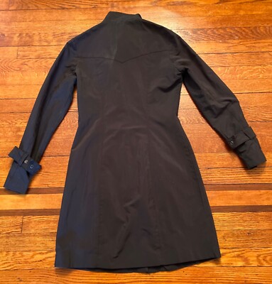 OSTIN Women's jacket trench Coat/rain coat XS Black Full Zip