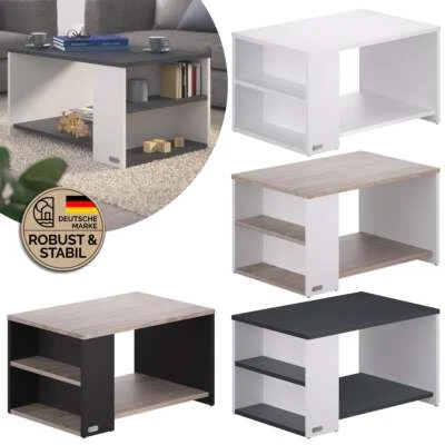 CASARIA® Couchtisch Wohnzimmertisch Beistelltisch Holz mit Stauraum Modern Sofa - Bild 1 von 4