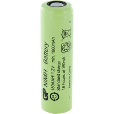 GP 300180AAH GPIND180AAHB AA NiMH Battery 1800mAh 1.2V Rechargeable 8.79 per battery