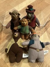 Vintage Disney The Country Bears McDonald  s Plush Happy Meal Toys 2002 Lot Of 5