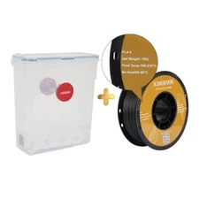 Kingroon Filament Dryer Box With Pla+ White Filament 3d Printer Filament Dry Box