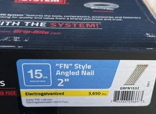 15ga “FN” Style Angled Nail