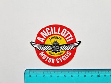 ADESIVO ANCILLOTTI MOTOR CYCLES FIRENZE STICKER AUTOCOLLANT VINTAGE 80s ORIGINAL