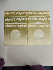 45 RPM 7" RECORD SLEEVES CO. SLEEVE 6 PACK SEE PHOTOS - Elektra Asylum SLV62-4