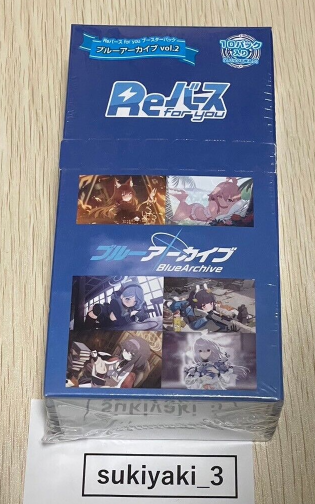 ReBirth for you Blue Archive vol.2 Booster Pack Box Japanese TCG