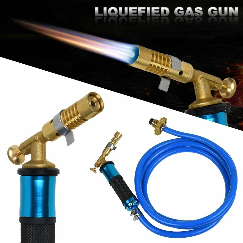 LPG Gas Welding Gun Torch brazing solder propane welding Gun for radiator  repair