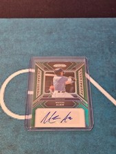 2024 Panini Prizm Baseball #SS-MA Mason Auer Sensational Signatures Green Prizm