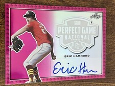 ERIC HAMMOND 2020 Leaf Perfect Game METAL PINK AUTOGRAPH #2/5 USC TROJANS