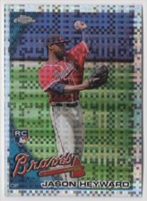 2010 TOPPS CHROME XFRACTOR RC JAYSON HEYWARD DODGERS R52