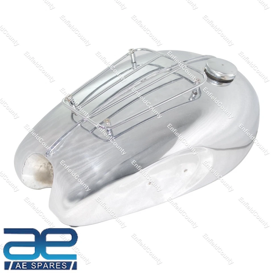 Tanque de combustible de gasolina para Triumph 6t Thunderbird + parrilla cromada británica Foto 2 de 4