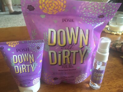 Perfectly Posh Down with Dirty Bundle Hand Cleanser, Fizi 6-pack BFY Hand Creme