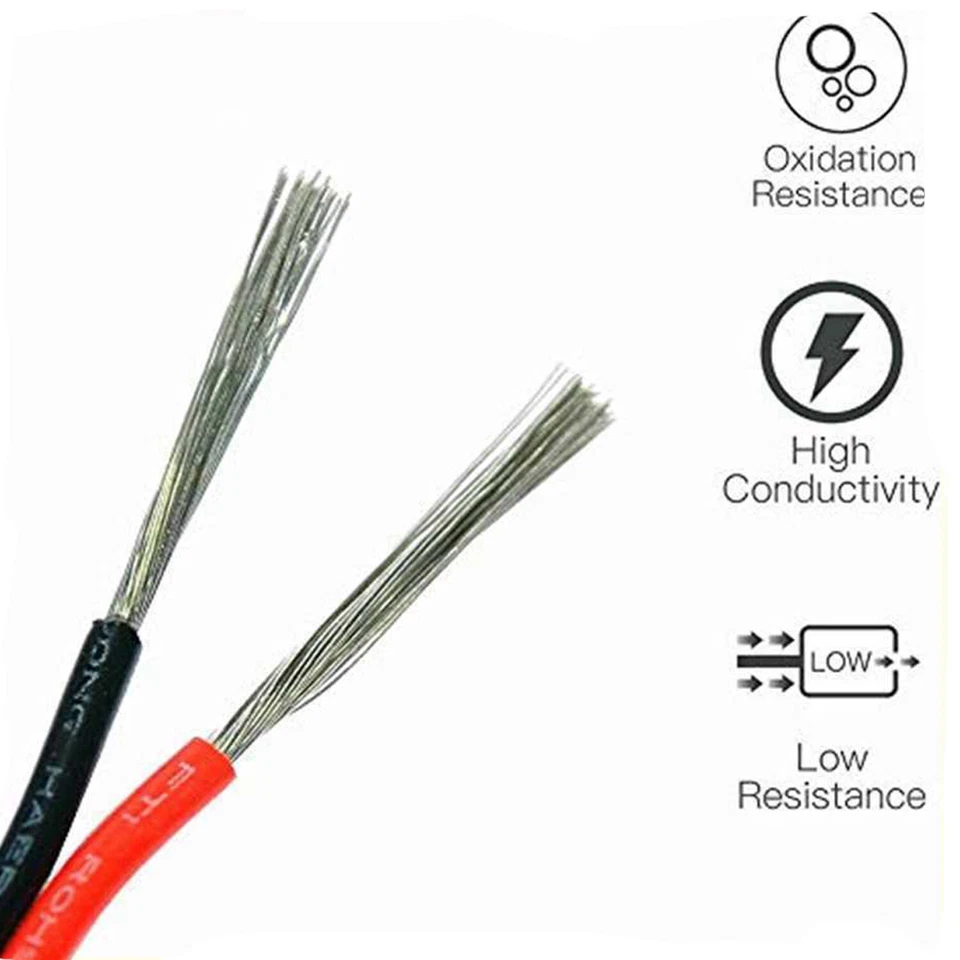 2 Pin Extension Cable Connector Wire Cord For Single LED Strip Light 3528 5050 - Image 3 of 4