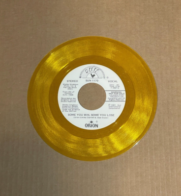 #ad #ad ORION SOME OF YOU WIN SOME OF YOU LOSE SUN PROMO 45 YELLOW WAX 1170 $9.96