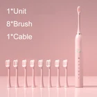 4/8 Brush Original Electric Toothbrush Oral Clean Sonic Whitening Recharge RRF4