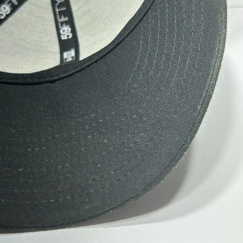Pittsburgh Steelers Steel City Football NFL New Era Hat 7 5/8 Fitted Cap Used - Picture 13 of 17