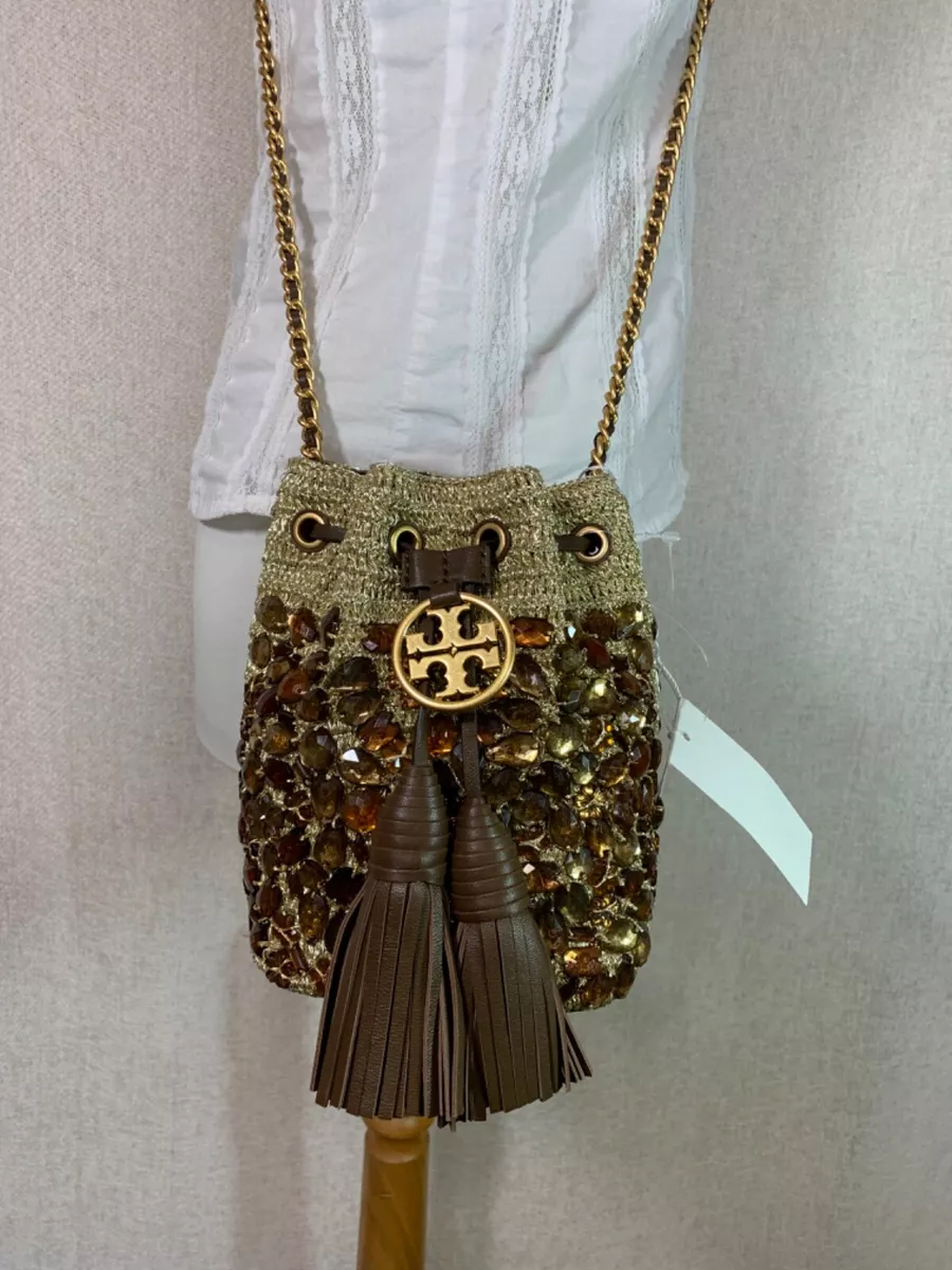 Shop Tory Burch Mini Fleming Soft Quilted Leather Bucket Bag