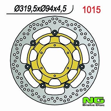 Disque de frein avant NG compatible Honda CBR 1000 RR 06-07 et VTR 1000 SP1 SP2 de 320mm