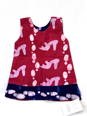 Reversible Sundress Global Mamas SHOES Fair Trade Organic Cotton Ghana  Sz 12M