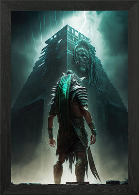 Der Smaragdritter gerahmtes Wandbild Poster Leinwanddruck Bild