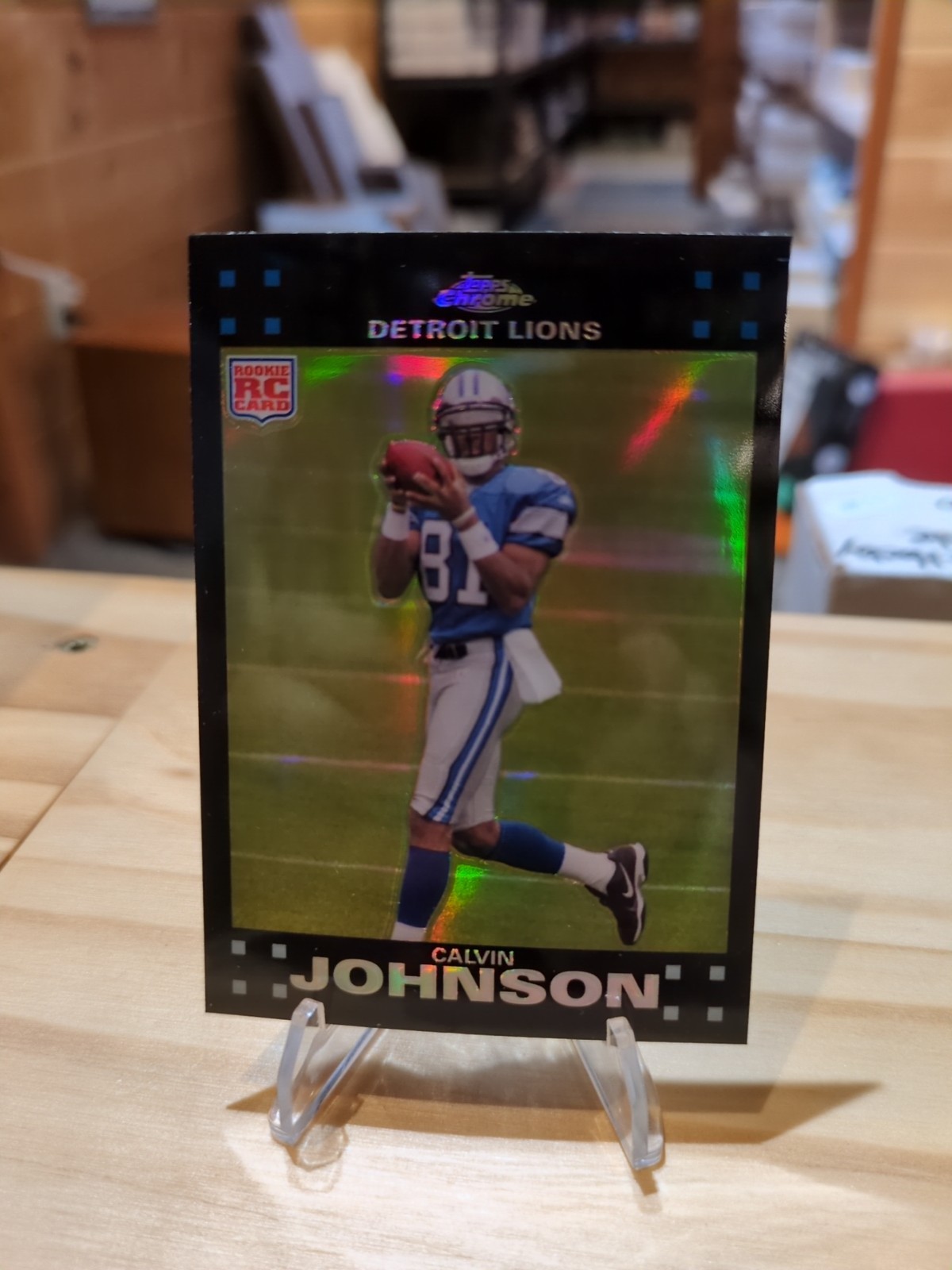 2007 Topps Chrome - Calvin Johnson #TC200 Refractor (RC) Lions HoF