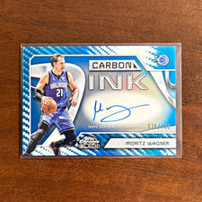 2026 Topps Chrome Black Moritz Wagner Carbon Ink Blue Refractor Auto /150 Magic
