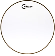 Aquarian Classic Clear Snare Side Drumhead - 14 inches (3-pack) Bundle