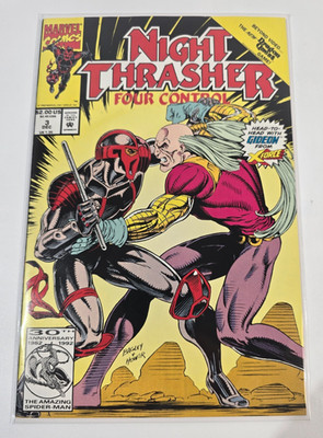 NIGHT THRASHER Four Control Volume 1 ISSUE #3 VINTAGE MARVEL COMICS 1992