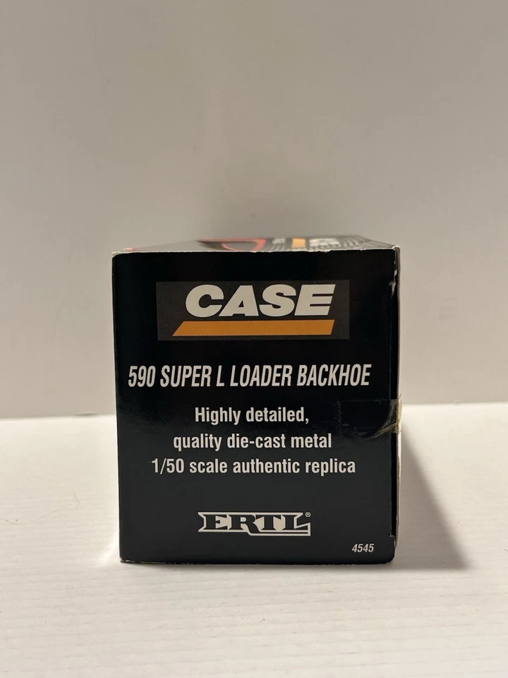 Ertl 1:50 Scale Case 590 Super L Loader Backhoe 1995 NIB NRFB Sealed - Image 3 of 4