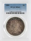 1889 Morgan Silver Dollar PCGS MS64 S$1 Philadelphia Minted No Reserve
