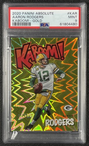 Aaron Rodgers [Gold] #K-AR 2019 Panini Absolute Kaboom card