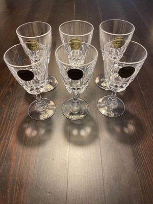 Bleikristall, Schnapsglas, CRISTAL d'Arques France, 6 Stück