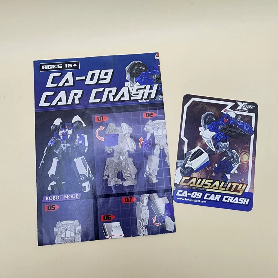 TRANSFORMERS FansProjects 2013: XFire INSTRUCCIONES DE CAUSALIDAD TARJETAS CA - RARO/DIFÍCIL DE ENCONTRAR Foto 3 de 4